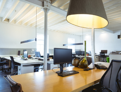Commercial – Lighting Commercial LED lighting upgrade Newcastle modern office lighting installation